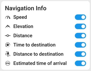 Navigation Info